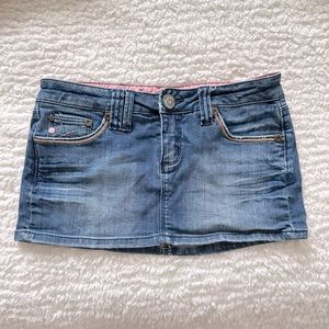 Refuge Mini Denim Skirt